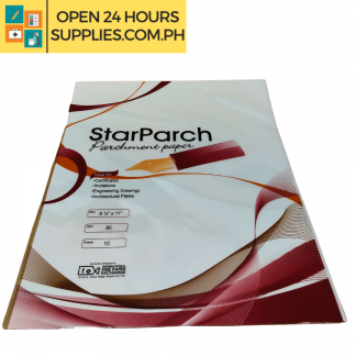 A photo of Starparch Parchment Paper 8 1/2 x 11 85 GSM 10 Sheets -Cream