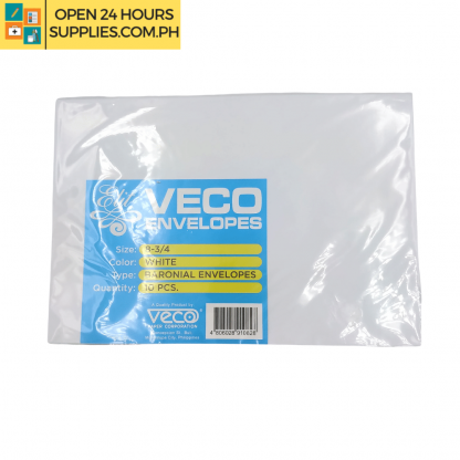 A photo of Veco Baronial Envelopes 8 3/4 10 Sheets -White