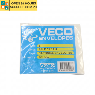 A photo of Veco Elit Baronial Envelopes Size 5 10 PCS - Pale Cream