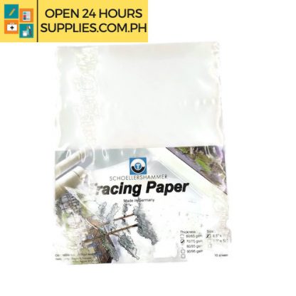 Tracing Paper (Schoellershammer) 70/75 gsm 8.5 x 11 10 Sheets