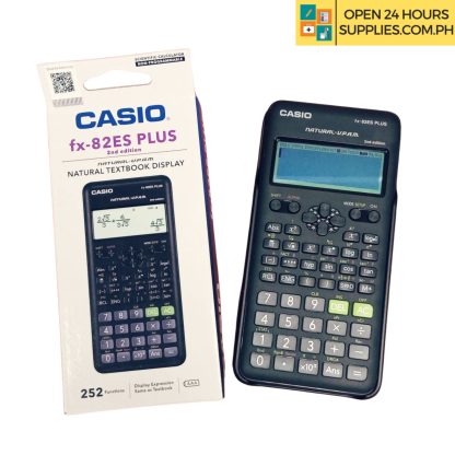 Casio Scientific Calculator  FX-82ES Plus - Black With Case - Image 2