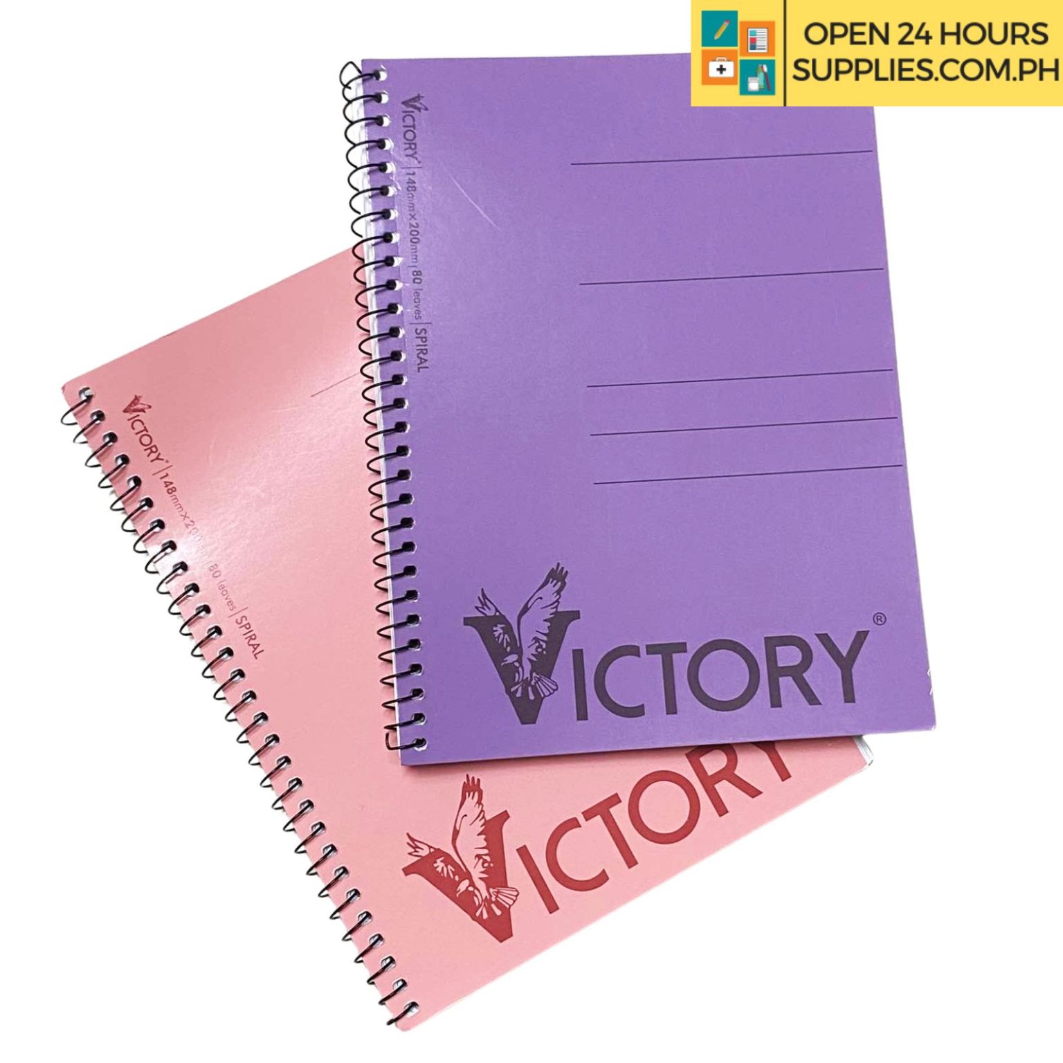 Victory Notebook String Victory Notebook Spiral and Yarn Coated Board 80 Leaves 148 x 200 mm ...