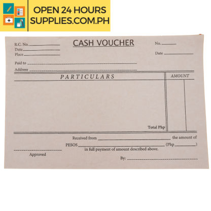 A photo of Cash Voucher 200 mm x 125 m 50 Leaves - Pink