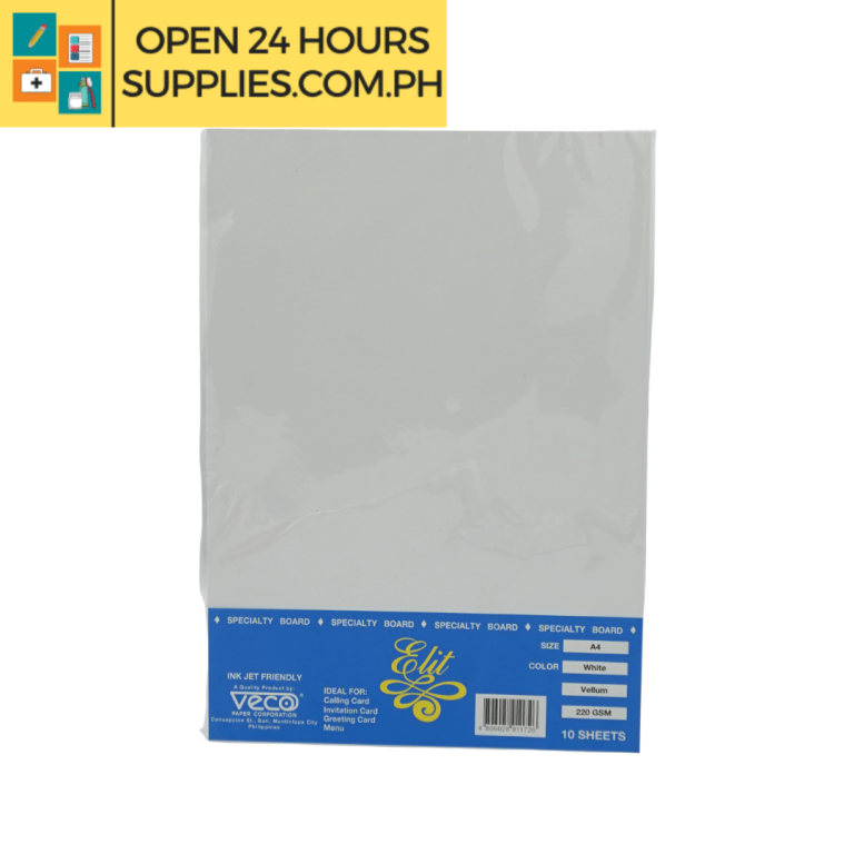Specialty Board (Elit) 8.5 x 13 inches Vellum Board 220 gsm 10 sheets ...