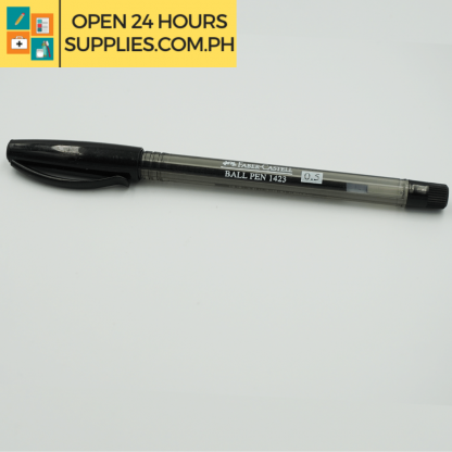 A photo of Faber Castell Ball Pen 1423 0.5 - Black