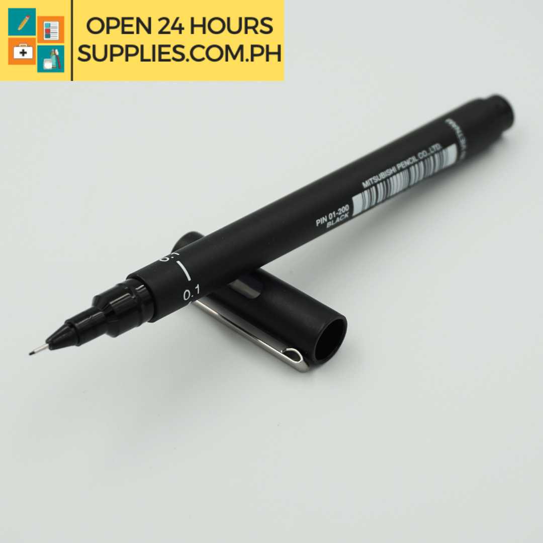 Drawing Pen (Uni Pin) Fine Line Black 0.03, 0.05, 0.1, 0.2, 0.3, 0.4, 0.5, 0.6, 0.7