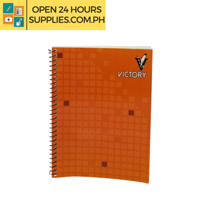 A photo of Victory Notebook 80 leaves 148 mm x 200 mm 230gsm - Orange