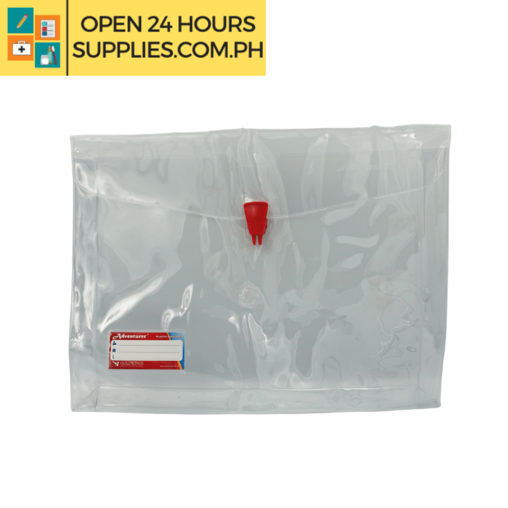 Adventurer Expandable Clear Envelope Large Supplies 24/7 Delivery