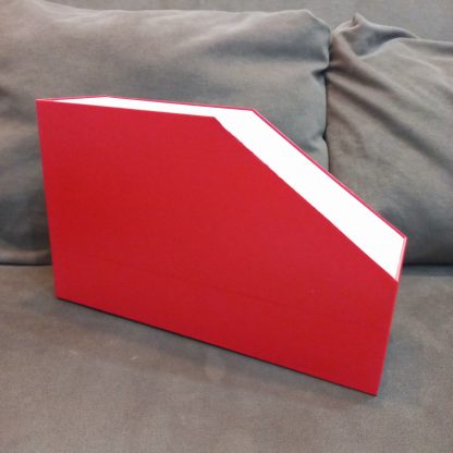 File Box - Magazine Holder Stand - c:Red