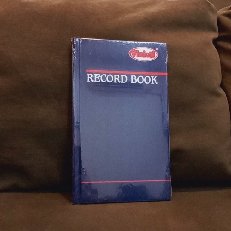 Record Book Log Book (Vision) 200 pages 170 x 280 mm Supplies 24/7