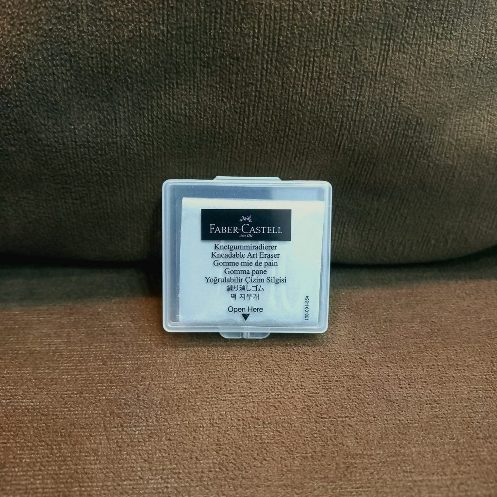 Faber Castell Kneaded Eraser with Container 127220 Gray Art Eraser