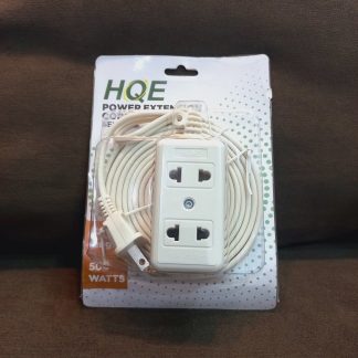 Extension Cord (HQE) 2 sockets with circular pin s:5M v:HEL-02