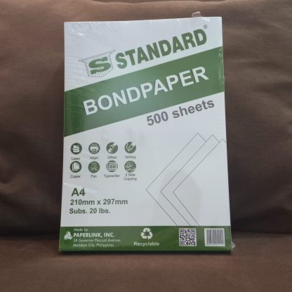 Bond Paper (Standard) s:A4 q:500s v:S-20 lbs
