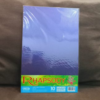 Specialty Paper (Elit) Rhapsody Specialty Board Size: Long Thickness: 220 gsm Quantity: 10 Sheets Color: Dark Violet