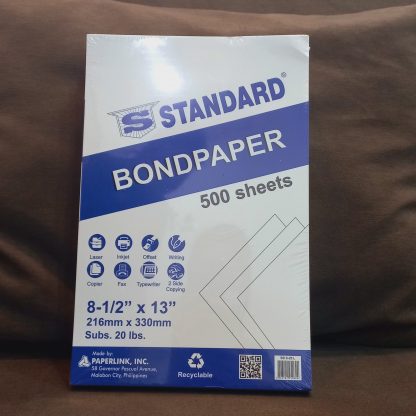 Bond Paper (Standard) s:Long q:500s v:S-20 lbs