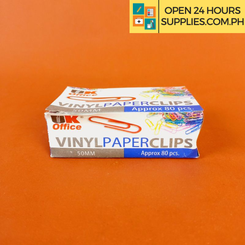 HBWOffice Vinyl Coated Paper Clip 50mm