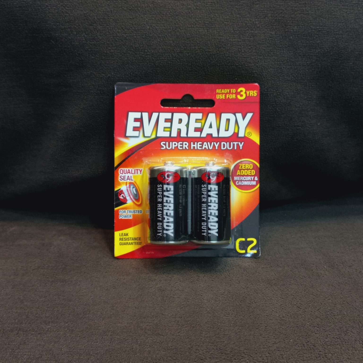 Eveready Super Heavy Duty Batteries Type C 2pcs Supplies 24/7 Delivery