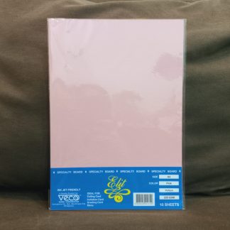Specialty Board (Elit) A4 Vellum Board Color Pink 220 gsm 10 sheets
