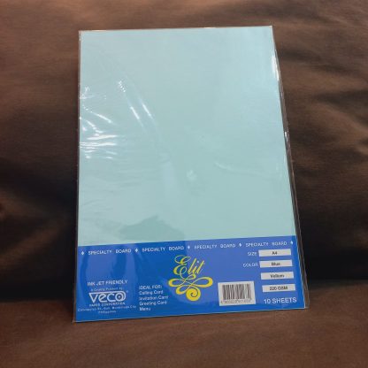 Specialty Board (Elit) A4 Vellum Board Color Blue 220 gsm 10 sheets