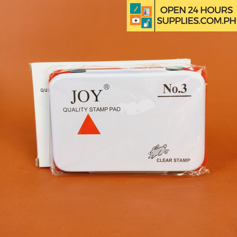 Stamp Pad (Joy) No. 3 Black, Blue, Red Supplies 24/7 Delivery