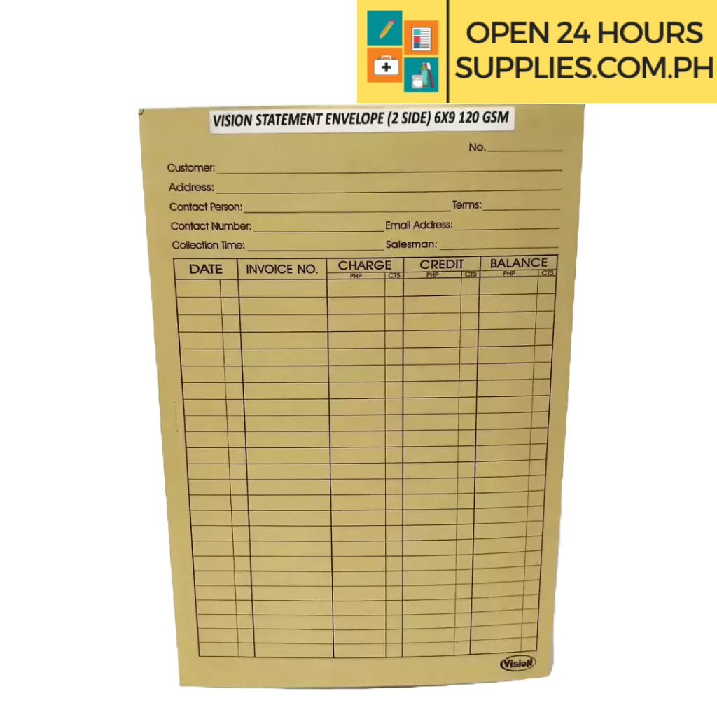 Envelope (Unbranded) - Statement of Account