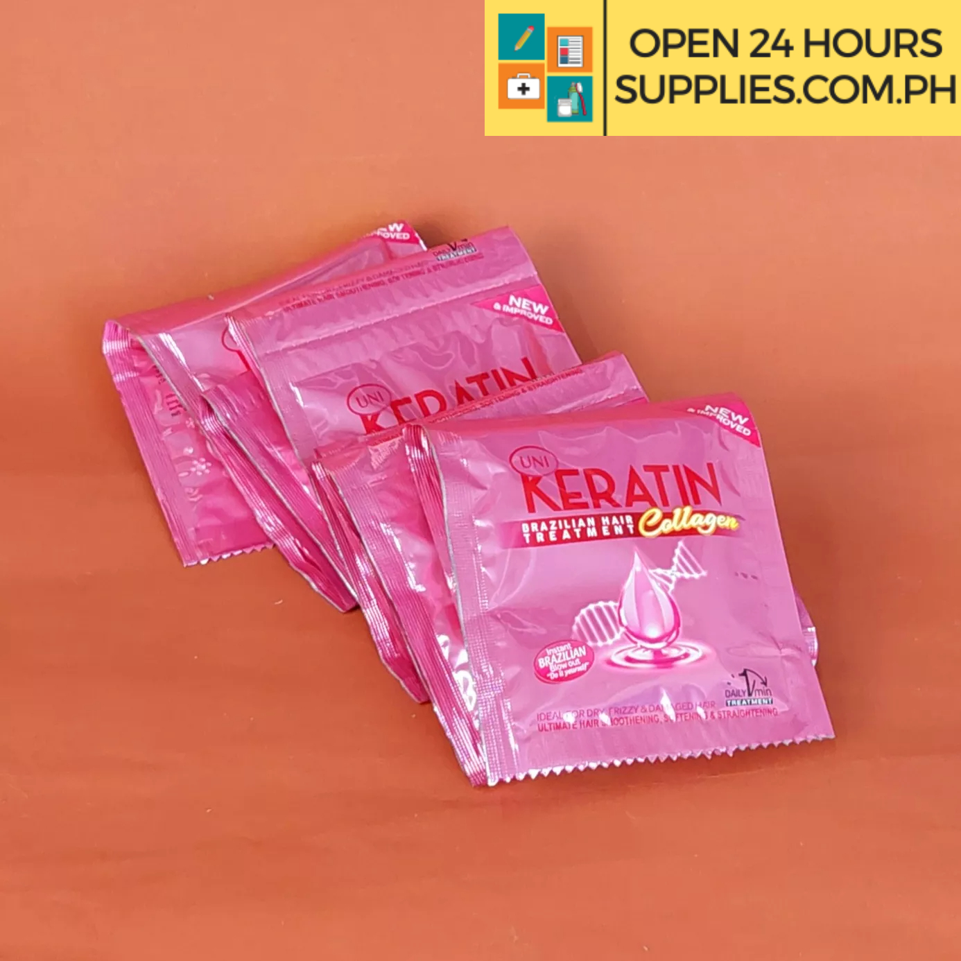 Keratin Collagen (Uni) Brazilian Hair Conditioner Treatment 20g 12