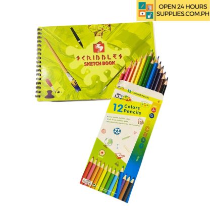 Sketch and Color Duo Set - 1 Sketch Pad and 1 Colored Pencil