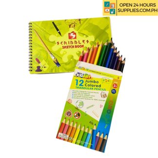 Sketch and Color Duo (Kid Art 12 Jumbo Colors)