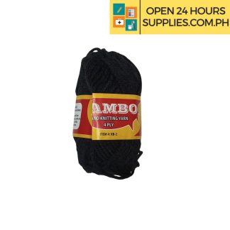 Yarn (Rambo) Handknitting and Crochet 4-ply Big Single Black | White | Yellow