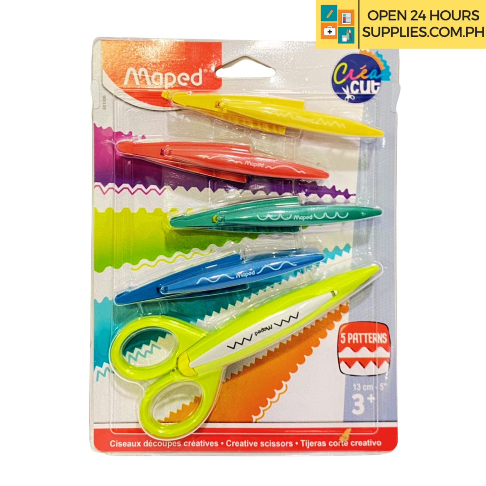 Creacut Scissor (Maped) 601006 5 designs