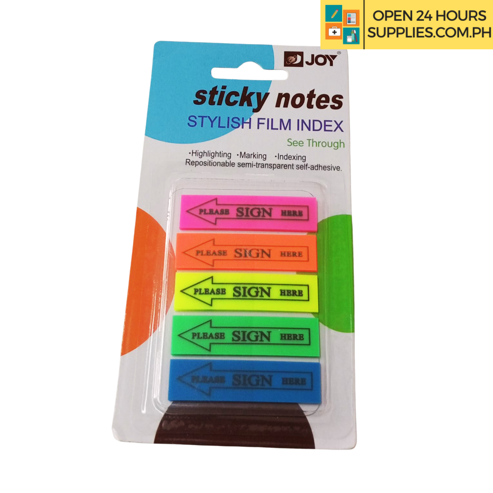 Joy Sticky Notes Stylish Film Index See Through SH-151 - Image 2