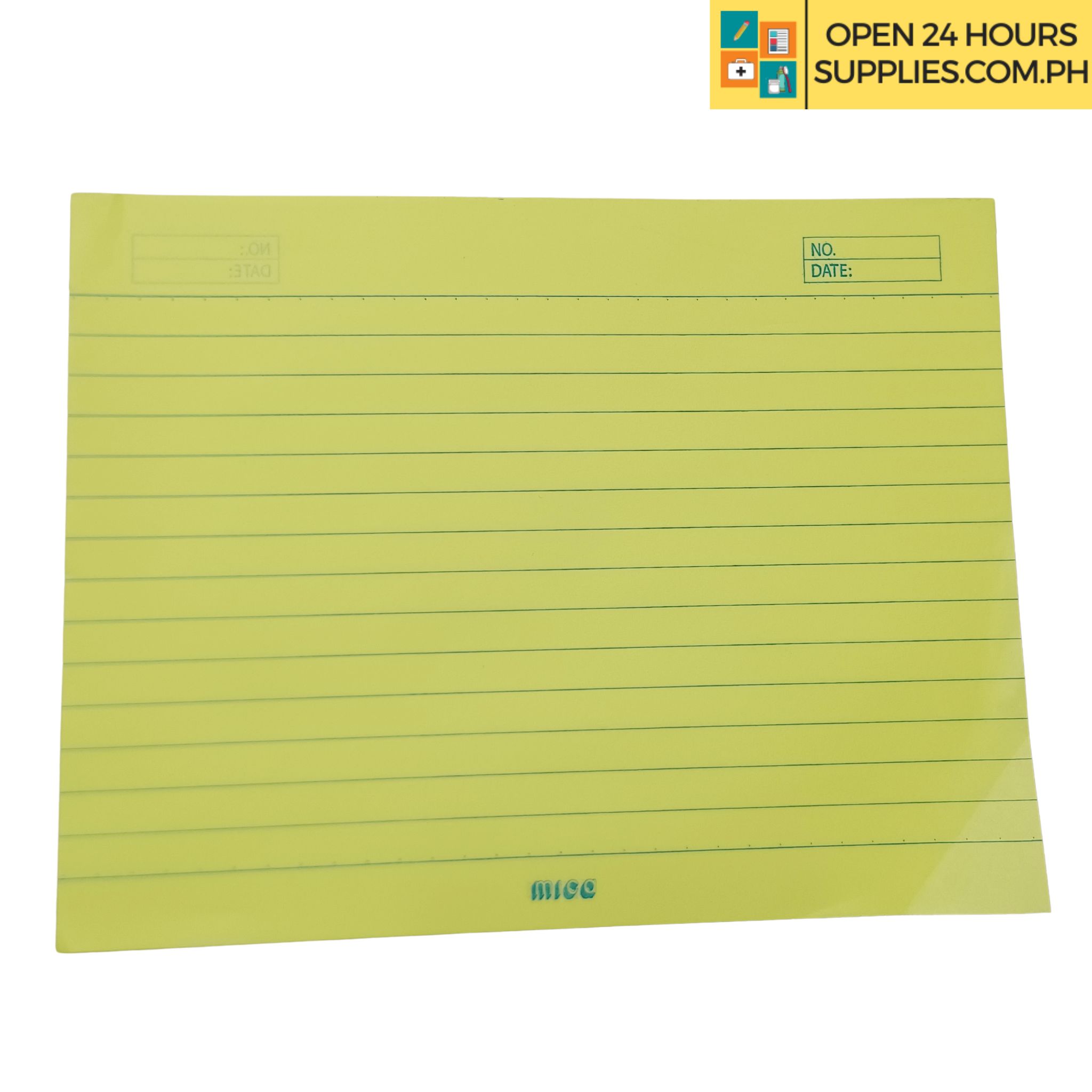 Mica Yellow Pad Paper 1/2 Crosswise 42gsm 80s - Image 2