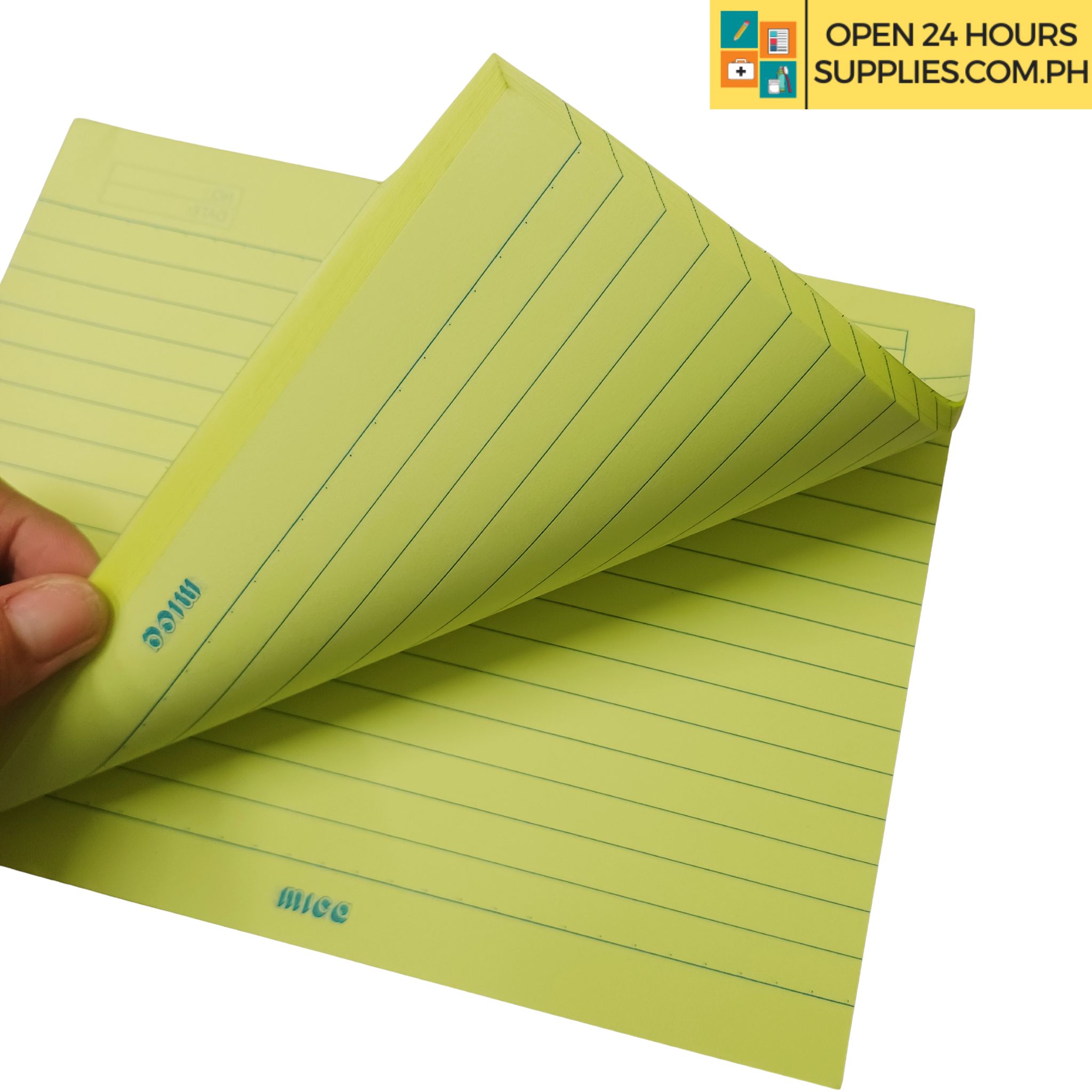 Mica Yellow Pad Paper 1/2 Crosswise 42gsm 80s - Image 3