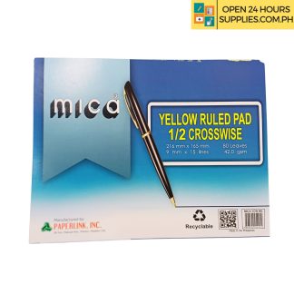 Mica Yellow Pad Paper 1/2 Crosswise 42gsm 80s